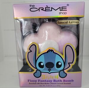 Disney Stitch Peach Coconut Fizzy Fantasy Bath Bomb - SPECIAL EDITION